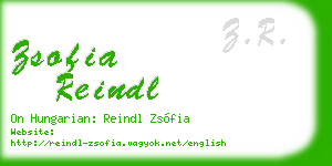 zsofia reindl business card